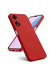 Oppo A38 Kılıf First Silikon - Kırmızı-1