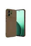 Oppo Reno 14 Auto Focus Karbon Kapak - Kahverengi-1
