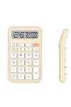 PM-25408 Krem Renk Beyaz Tuş 12 Haneli Hesap Makinesi-2
