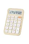PM-25408 Krem Renk Beyaz Tuş 12 Haneli Hesap Makinesi-4