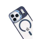 Joko Apple İphone 17 Pro Max Rem Lensli Magsafe Standlı Kapak - Lacivert-3