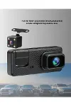 3 Kameralı Araç İçi DVR Kayıt Cihazı Ön İç Arka Kamera Full HD-4