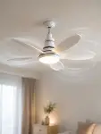Ayarlanabilir Parlaklık Özellikli LED Tavan Vantilatörü Süper Sessiz Motor Teknolojisi ve Güçlü Hava-2