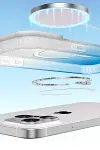 Apple iPhone 16 Pro Max Pummel Shiny Magsafe Kapak - Mavi-3