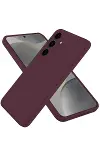 Samsung Galaxy A56 Kılıf First Silikon - Mürdüm-1
