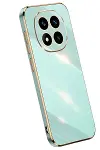 Xiao Red Note 14 Pro 5G Kılıf Volet Silikon - Açık Yeşil-1