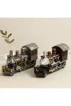 Vintage Tren Biblo Kumbara Reçine 20x12x8 cm-1