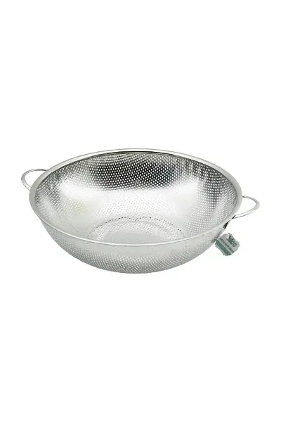 31CM Metal Kulplu Çelik Sepet Süzgeç İnce Tel Ayaklı