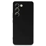 Vivo V30 Lite 4G Kılıf First Silikon - Siyah-3
