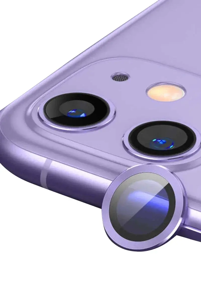 Apple iPhone 11 Raze Metal Kamera Lens - Mor