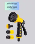 Çok Fonksiyonlu Bahçe Sulama Tabancası Ergonok Basınçlı Sprey-2