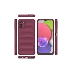 Samsung Galaxy A03s Kılıf Optimum Silikon - Bordo-3