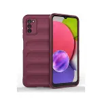 Samsung Galaxy A03s Kılıf Optimum Silikon - Bordo-1