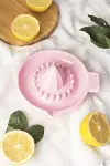 Akrilik Koyu Pembe Limon Sıkacağı Pratik Limon Sıkacağı-3