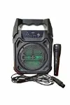 Bluetooth Hoparlör Led Işıklı Taşınabilir Kablosuz Speaker Uzun Pil Ömrü-2