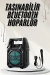 Bluetooth Hoparlör Led Işıklı Taşınabilir Kablosuz Speaker Uzun Pil Ömrü-1