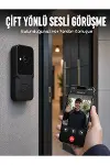 Kablosuz Akıllı Kapı Zili Gece Görüşlü Wi-Fi Güvenlik Kameralı Kapı Zili-1