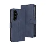 Samsung Galaxy S25 Fe Trend S Plus Kapaklı Kılıf - Lacivert-1