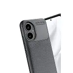 Honor 400 Kılıf Auto Focus Karbon Kapak - Gri-4