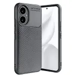 Honor 400 Kılıf Auto Focus Karbon Kapak - Gri-1