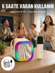 Taşınabilir Karaoke Mikrofon Seti Bluetooth Hoparlörlü Yeni Nesil-1