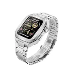 Apple Watch 44mm Metal Petek Kasalı Kordon - Rose Gold-2