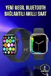 Akıllı Saat Amoled Ekran Yeni Nesil Bluetooth Bağlantılı-2