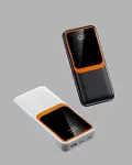 Powerbank 10000 mAh – Çift USB Çıkışlı, Type-C Girişli, Şık Beyaz Tasarım-2