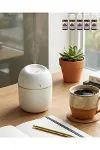 Taşınabilir Mini Nemlendirici 5 Esans Hediyeli Sessiz LED Işıklı Difüzör-1
