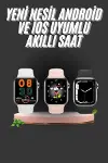 1.83 İnç Akıllı Saat Android ve İOS Uyumlu Çağrı Cevaplayabilen Adımsayar GPS Takibi-2