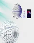Yüksek Çözünürlüklü LED Galaksi Projektör + 19 Sesli Uyku Makinesi-4