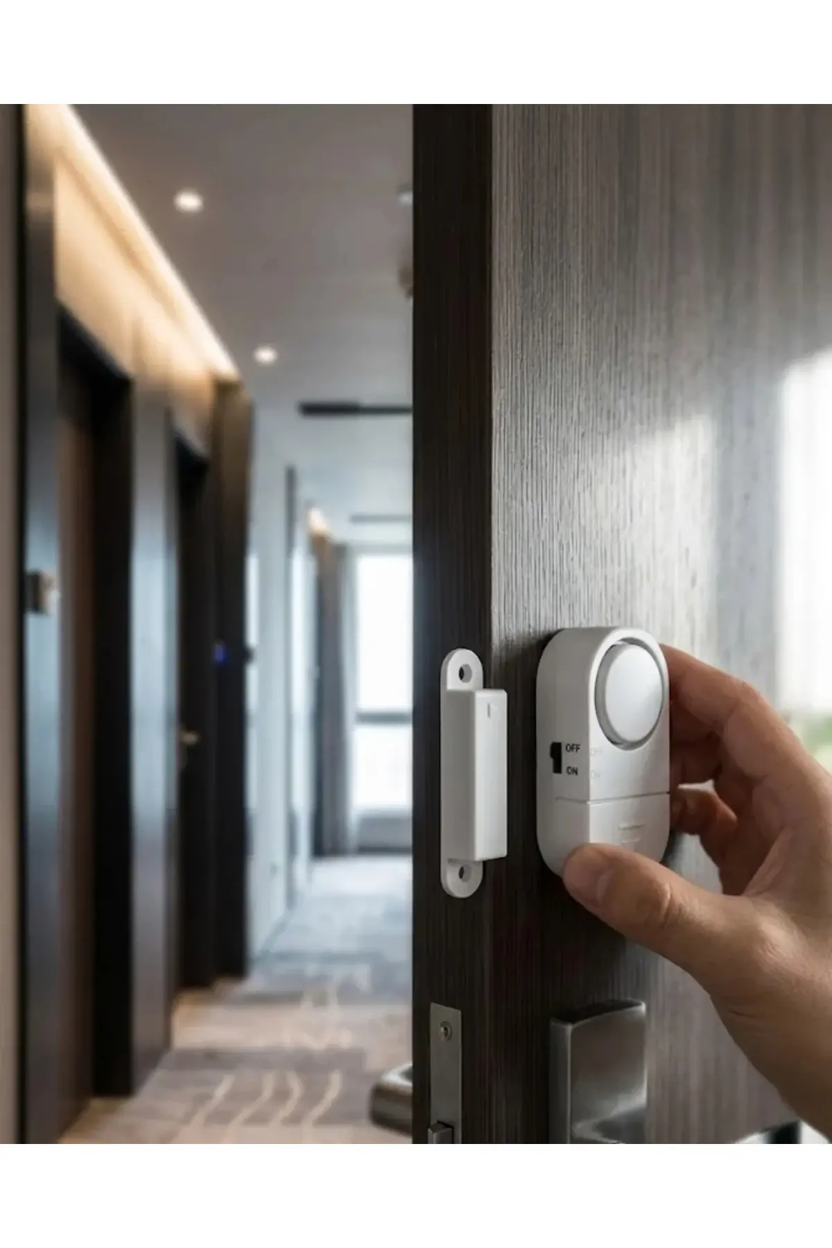 Manyetik Sensörlü Alarm Kapı Pencere İçin 90 dB Güçlü Sesli Uyarı Siste