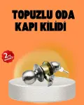 Mat Renk Topuzlu Kapı Kilidi – Giriş Tipi-1