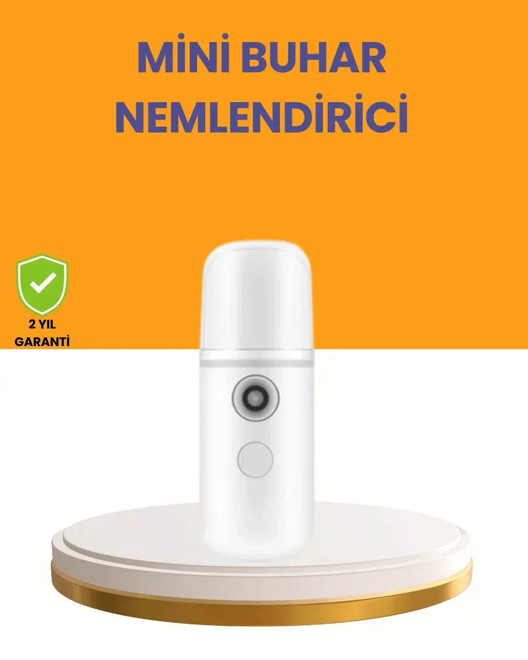 Taşınabilir Şarjlı Buhar Nemlendirici – Kablosuz Akıllı Pro Teknolojili Mini Cilt ve Ortam Nemlendir