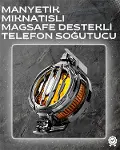 LED Işıklı Telefon Soğutucu | Ultra Sessiz Fan | Mıknatıslı ve Aparatlı Bağlantı-1