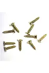 Klips, Menteşe, Ayak, Ağaç, Sunta Vidası 2,2x9,5mm - Sarı 100 Adet-1