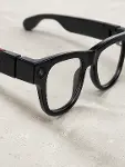 Siyah AI Destekli Akıllı Gözlük 8 MP Kamera Çoklu Dil Çeviri Fotoğraf Video Bluetooth Müzik ve Arama-3