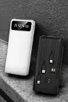 Powerbank 20.000 Mah LCD Ekran USB Lightning Type-C Uyumlu İOS ve Android-1