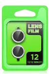 Apple iPhone 12 Raze Metal Kamera Lens - Kırmızı-2