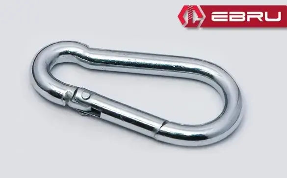 Yaylı Karabina, Çengel, Kanca 10mm - 2 Adet