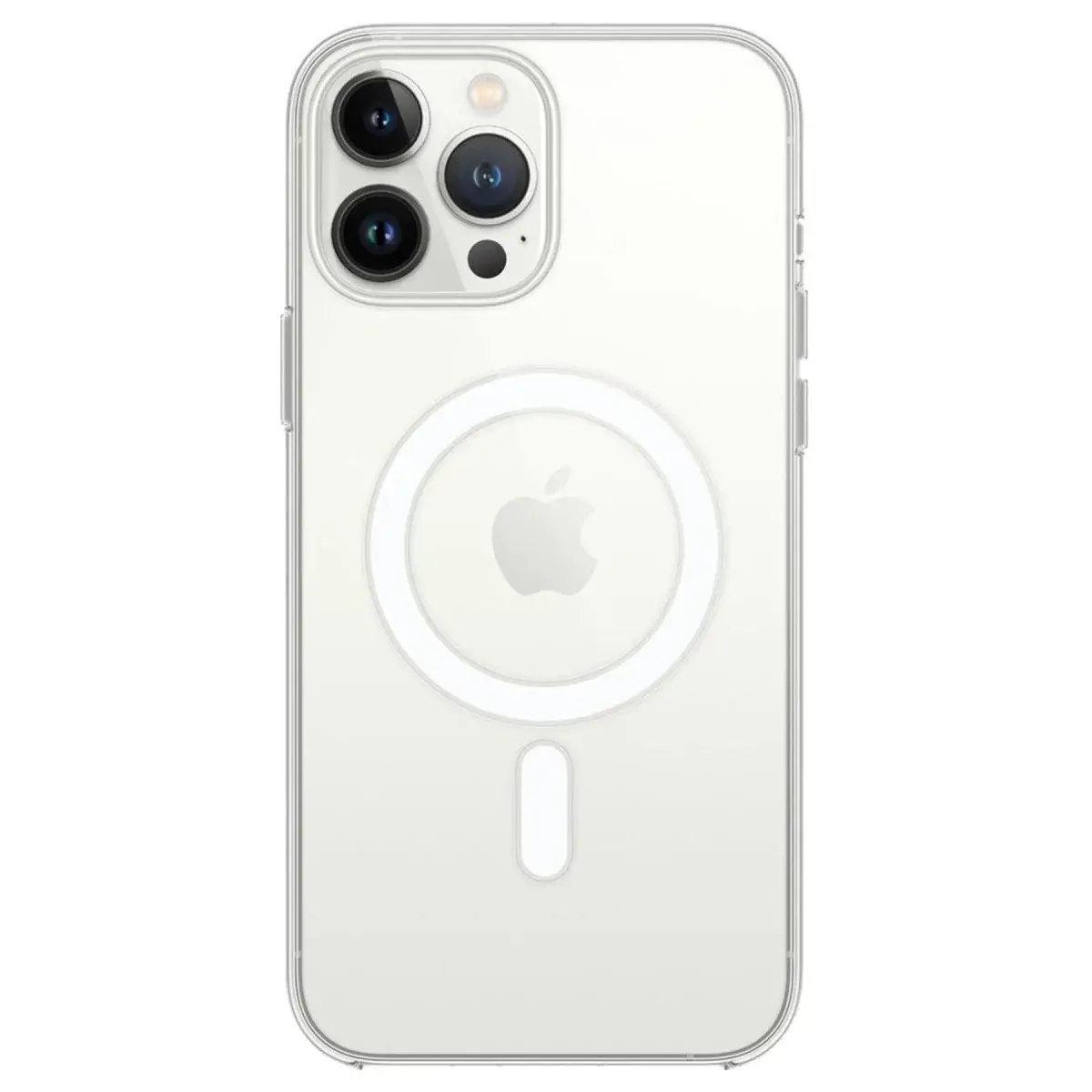 Apple İphone 14 Pro Kılıf Magneticsafe Şeffaf Silikon - Şeffaf