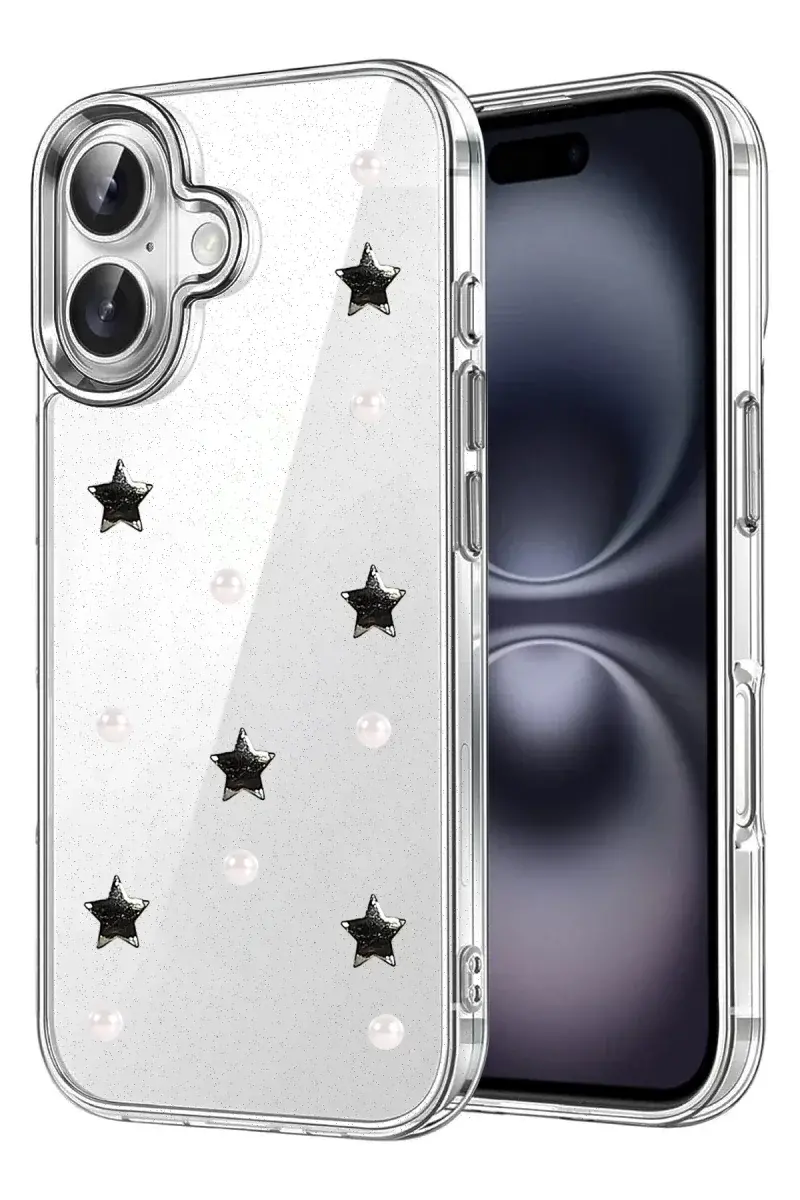 Apple iPhone 16 Fiyonk Desenli Kapak - Desen 7
