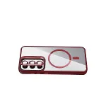 Joko Samsung Galaxy S24 Fe Rem Lensli Magsafe Standlı Kapak - Bordo-3