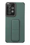 Samsung Galaxy A53 5G Kılıf Mega Standlı Silikon - Yeşil-1