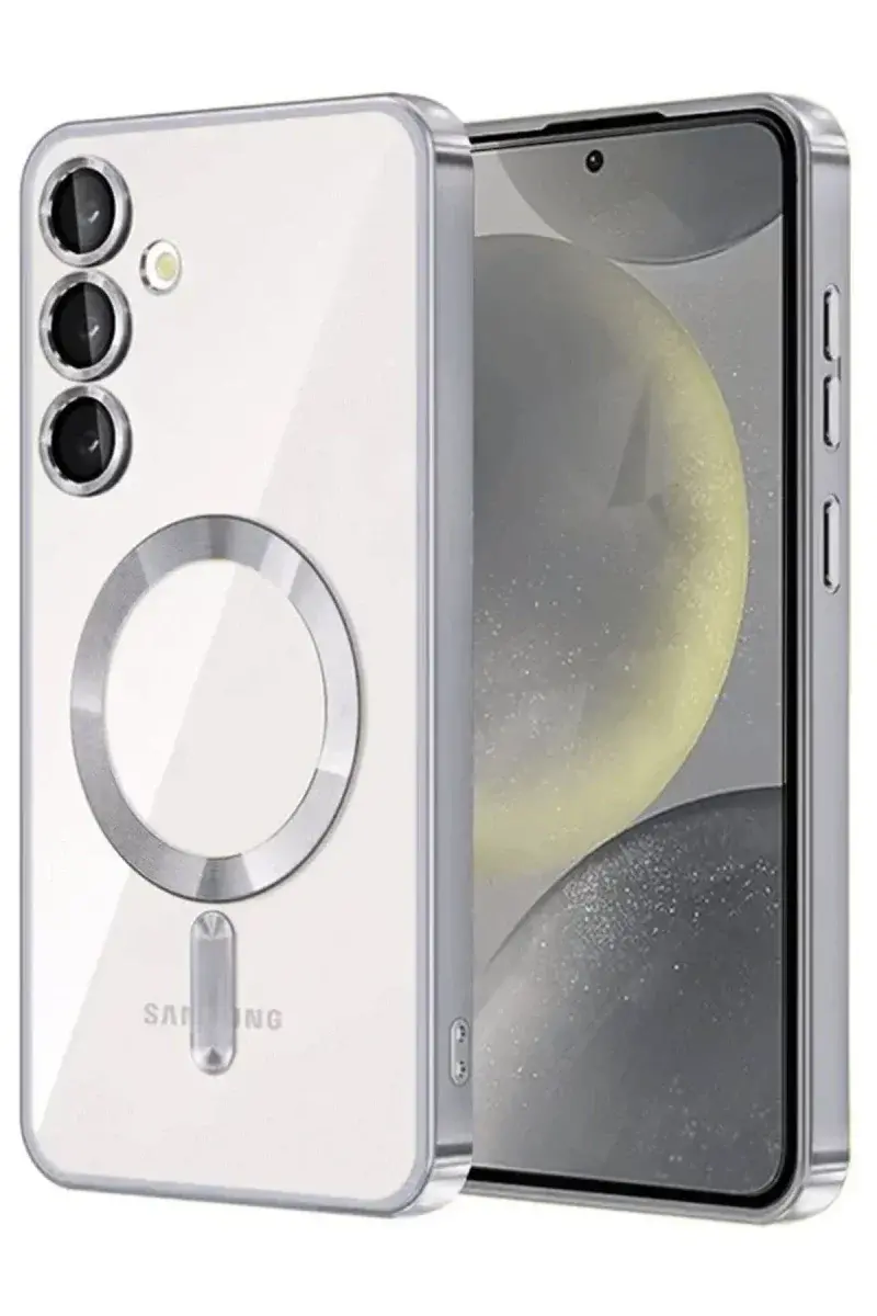 Samsung Galaxy A17 5G Kross Magneticsafe Kapak - Gümüş