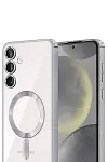 Samsung Galaxy A17 5G Kross Magneticsafe Kapak - Gümüş-2