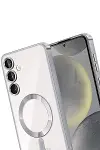 Samsung Galaxy A17 5G Kross Magneticsafe Kapak - Gümüş-3