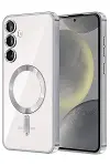 Samsung Galaxy A17 5G Kross Magneticsafe Kapak - Gümüş-1