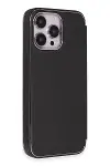 Apple iPhone 13 Pro Kılıf Dolpin Kapaklı - Siyah-3