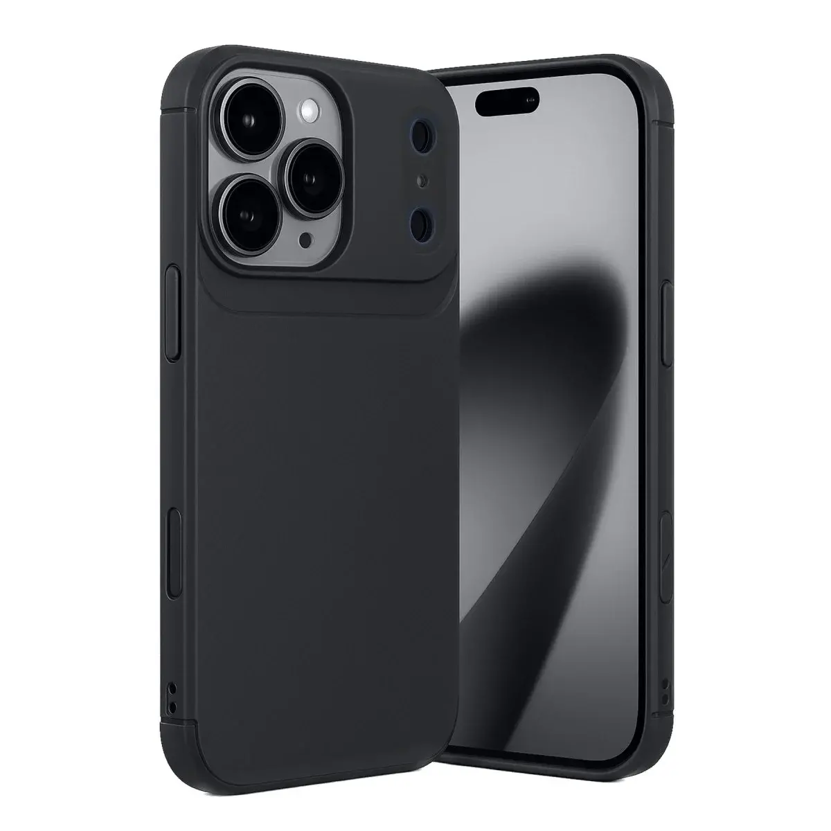 Apple İphone 17 Pro Max Auto Focus Karbon Kapak - Siyah
